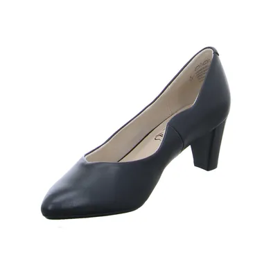 CAPRICE Pumps Schwarz Leder 