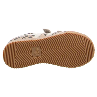 GOLA Sneaker Kleinkinder-Halbschuh Klett Leopard Leder 