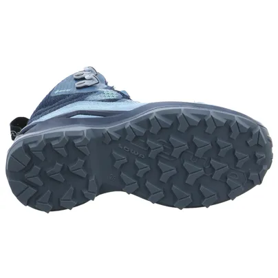 LOWA Kinder-Wanderschuhe Blau Leder 
