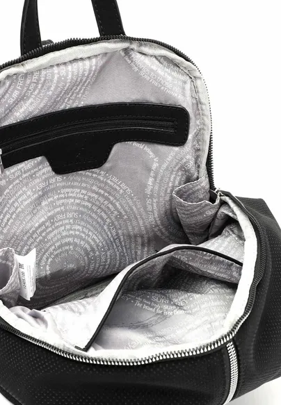 SURI FREY Rucksack Schwarz Lederimitat SURI FREY Rucksack Schwarz Lederimitat