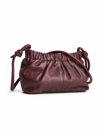 PIECES Beuteltasche Bordeau Leder PIECES Beuteltasche Bordeau Leder