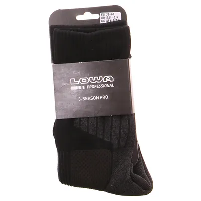 LOWA Kinder-Sportsocken Schwarz Textil LOWA Kinder-Sportsocken Schwarz Textil