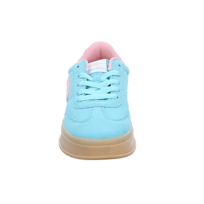 KANGAROOS Sneaker Mädchen-Halbschuh Binder Türkis Lederimitat KANGAROOS Sneaker Mädchen-Halbschuh Binder Türkis Lederimitat