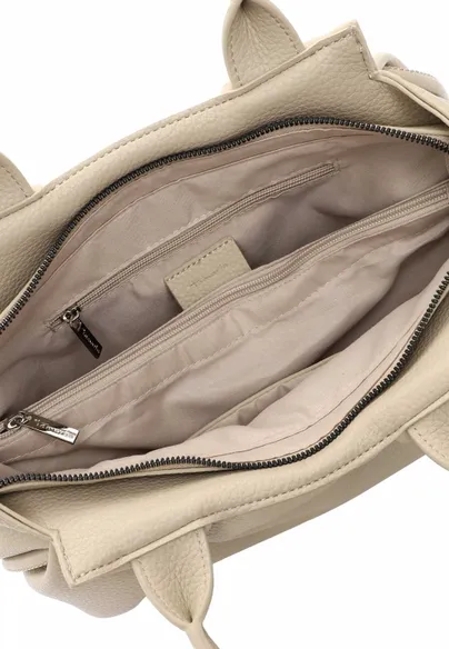 TAMARIS Henkeltasche Beige Lederimitat TAMARIS Henkeltasche Beige Lederimitat