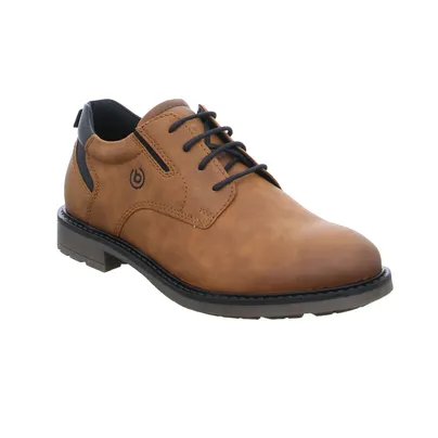 BUGATTI SHOES Halbschuh-City Cognac Synthetik 