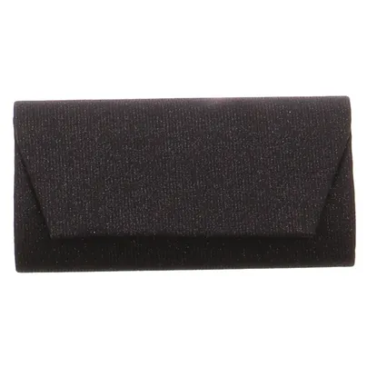 * Clutch / Abendtasche Schwarz Textil 