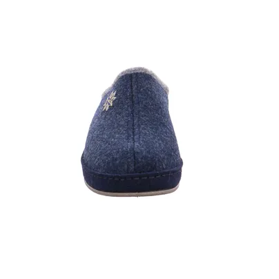 SCHAWOS Hausschuh Blau Textil 