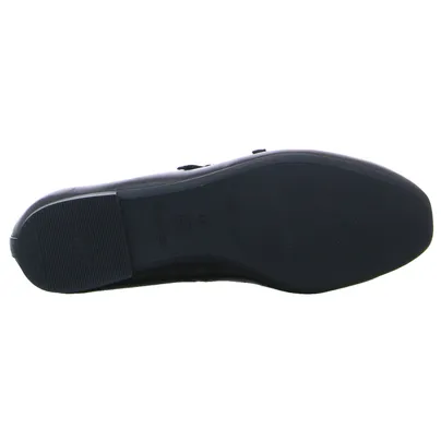 TAMARIS Ballerina Schwarz Leder 