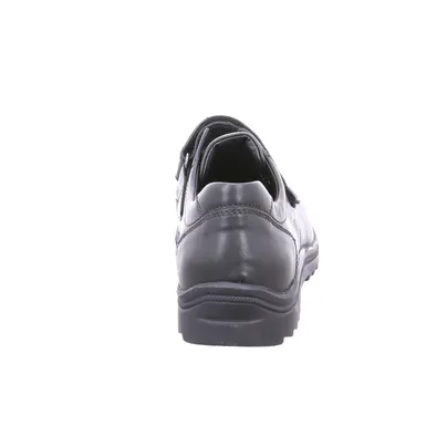 WALDLÄUFER Halbschuh Schwarz Leder 