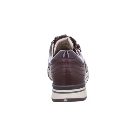CAPRICE Comfort-Schnürer Bordeau Leder 