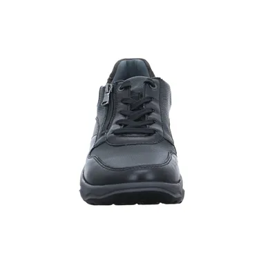 WALDLÄUFER Halbschuhe Sneaker Schwarz Leder WALDLÄUFER Halbschuhe Sneaker Schwarz Leder