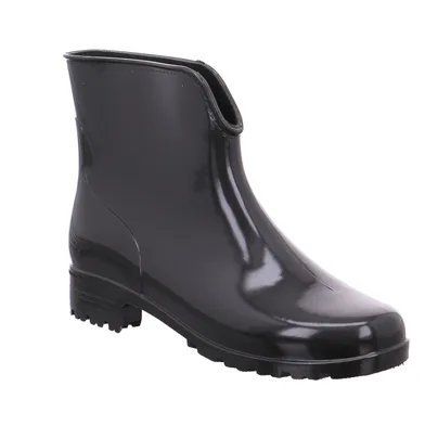 * PVC nero Damen-Gummistiefel Schwarz Synthetik * PVC nero Damen-Gummistiefel Schwarz Synthetik