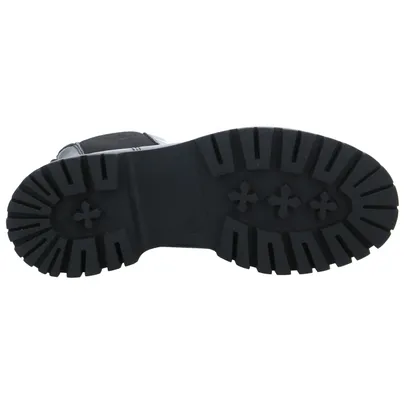 SCHUHENGEL Boot Schwarz Leder SCHUHENGEL Boot Schwarz Leder