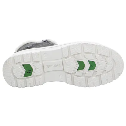 REMONTE mit TEX Membrane Boot Grau Leder 
