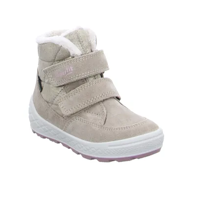 SUPERFIT Kleinkinder-Winter-Bottine Natural Textil  Baby-Boot 
