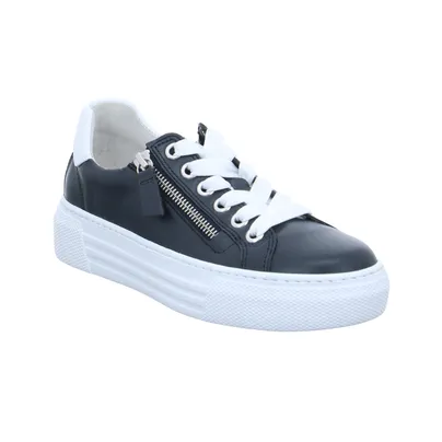 GABOR "Super soft" Sneaker Blau Leder GABOR "Super soft" Sneaker Blau Leder