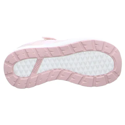 VIKING Sneaker Kleinkinder-Halbschuh Klett Rosa Textil 
