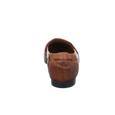 SCHUHENGEL Slipper Cognac Leder 