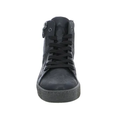 GABOR Mid Cut Sneaker Schwarz Leder GABOR Mid Cut Sneaker Schwarz Leder