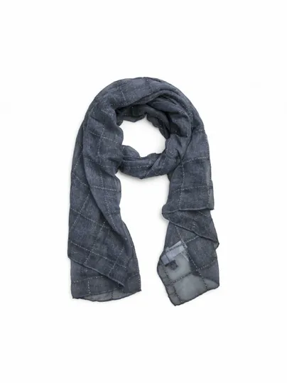 PIECES Schal Schal Jeansblau Textil 