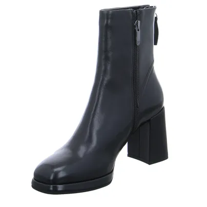 REGARDE LE CIEL Stiefelette Schwarz Leder 