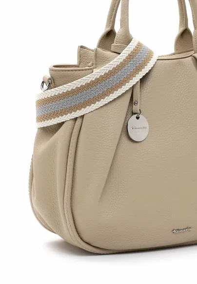 TAMARIS Henkeltasche Beige Lederimitat TAMARIS Henkeltasche Beige Lederimitat