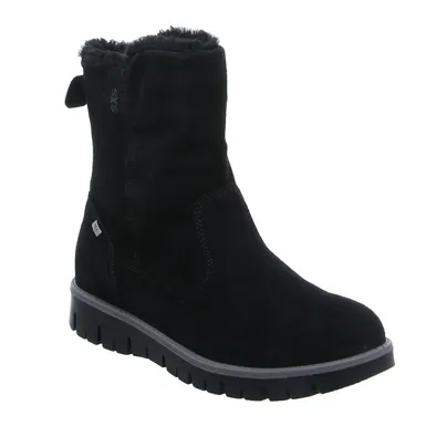 IMAC Stiefelette Mädchen-Winter-Bottine Schwarz Leder IMAC Stiefelette Mädchen-Winter-Bottine Schwarz Leder