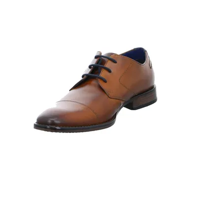 BUGATTI SHOES Halbschuh-City Cognac Leder 