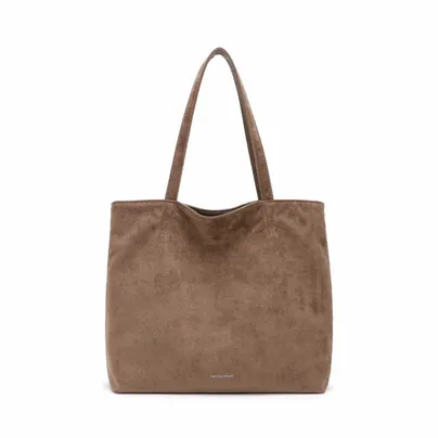 EMILY & NOAH mit Bag in Bag und reversibel Shopper Taupe Lederimitat EMILY & NOAH mit Bag in Bag und reversibel Shopper Taupe Lederimitat
