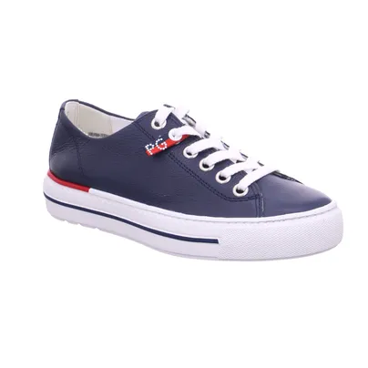 PAUL GREEN Sneaker Blau Leder 
