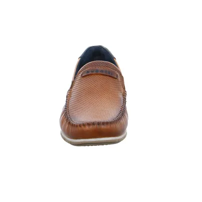 BUGATTI SHOES Halbschuh Cognac Leder BUGATTI SHOES Halbschuh Cognac Leder