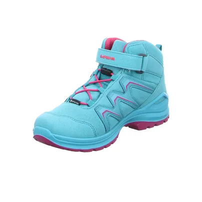 LOWA Maddox MID GTX JR Kinder-Wanderschuhe Hellblau Synthetik 