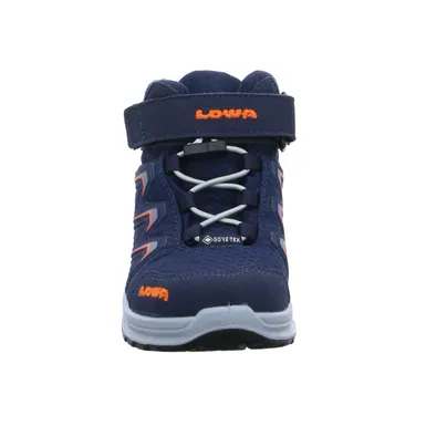 LOWA Maddox MID GTX JR Kinder-Wanderschuhe Blau Synthetik LOWA Maddox MID GTX JR Kinder-Wanderschuhe Blau Synthetik