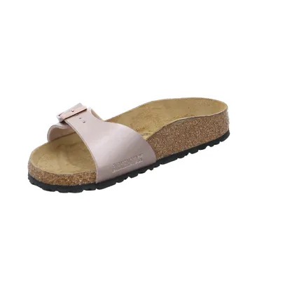 BIRKENSTOCK Bio-Fussbett Rosa Lederimitat 