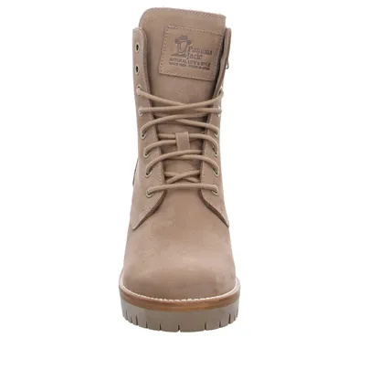 PANAMA JACK Stiefelette Taupe Leder 