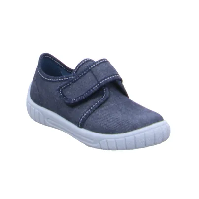SUPERFIT Unisex Kinder-Hausschuh Jeansblau Textil SUPERFIT Unisex Kinder-Hausschuh Jeansblau Textil