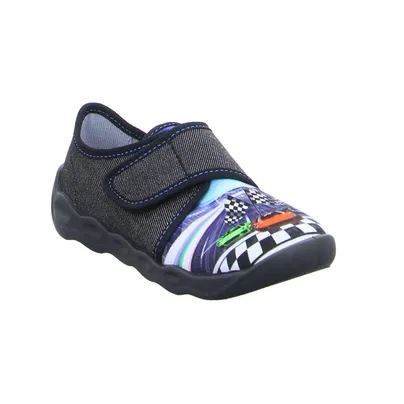 SUPERFIT Jugendhausschuh Kinder-Hausschuh Schwarz Textil SUPERFIT Jugendhausschuh Kinder-Hausschuh Schwarz Textil