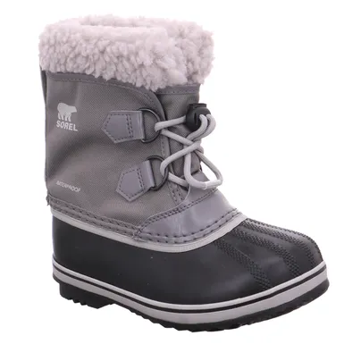 SOREL Schneestiefel Kinder-Snowboot Grau Lederimitat SOREL Schneestiefel Kinder-Snowboot Grau Lederimitat
