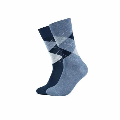 CAMANO 2-ER Pack Freizeitsocken Dunkelblau Textil 