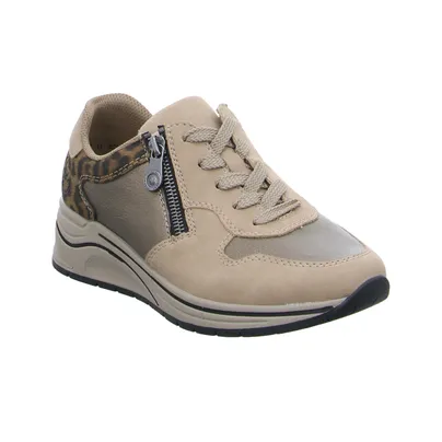 RIEKER Comfort-Schnürer Camel Lederimitat RIEKER Comfort-Schnürer Camel Lederimitat