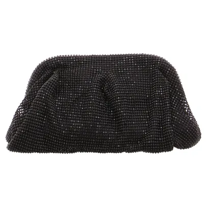 * Clutch / Abendtasche Schwarz Synthetik 