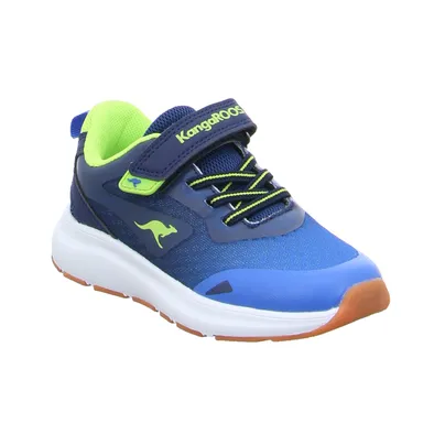 KANGAROOS Kinder Sportschuh Blau Lederimitat KANGAROOS Kinder Sportschuh Blau Lederimitat