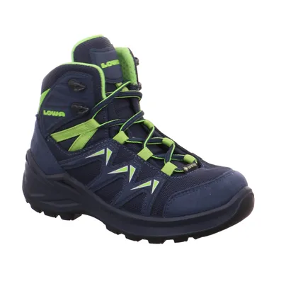 LOWA INNOX PRO GTX MID JUNIOR Kinder-Wanderschuhe Blau Recycelte Materialien LOWA INNOX PRO GTX MID JUNIOR Kinder-Wanderschuhe Blau Recycelte Materialien