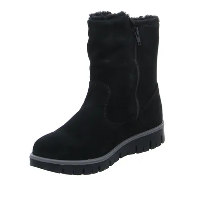IMAC Stiefelette Mädchen-Winter-Bottine Schwarz Leder IMAC Stiefelette Mädchen-Winter-Bottine Schwarz Leder