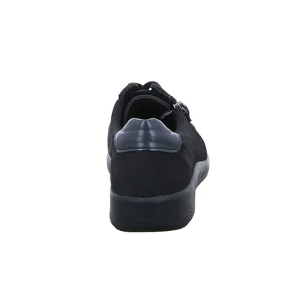 VAN DER LAAN mit Wechselfussbett Comfort-Schnürer Schwarz Leder VAN DER LAAN mit Wechselfussbett Comfort-Schnürer Schwarz Leder