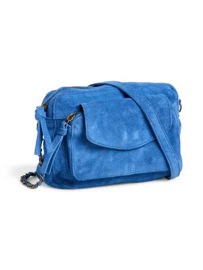 PIECES Umhängetasche Jeansblau Leder PIECES Umhängetasche Jeansblau Leder