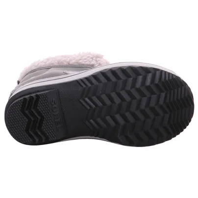 SOREL Schneestiefel Kinder-Snowboot Grau Lederimitat SOREL Schneestiefel Kinder-Snowboot Grau Lederimitat