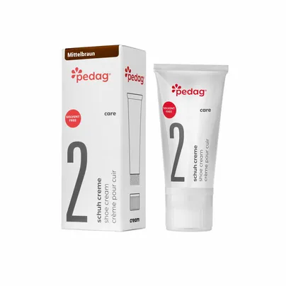 PEDAG Schuh Creme Pflegemittel Mittelbraun - PEDAG Schuh Creme Pflegemittel Mittelbraun -