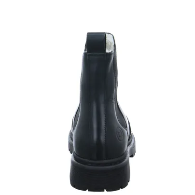 SCHUHENGEL mit Wollfutter Boot Schwarz Leder 