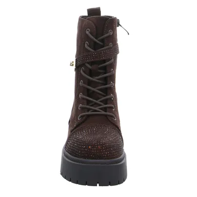 LA STRADA Boot Braun Lederimitat LA STRADA Boot Braun Lederimitat